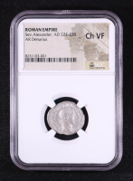 Severus Alexander (A.D. 222-235) Roman Empire AR Denarius Ancient Silver Coin (NGC Ch VF) at PristineAuction.com