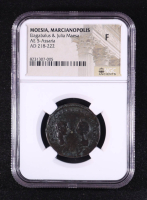 Elagabalus & Julia Maesa (A.D. 218-222) Moesia AE 5-Assaria Marcianopolis Mint Ancient Coin (NGC F) at PristineAuction.com
