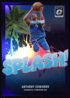 Anthony Edwards 2024-25 Donruss Optic Splash! Purple #7 at PristineAuction.com
