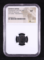 Constantius II as Caesar (A.D. 337-361) Roman Empire AE4 (BI Nummus) Thessalonica Mint Ancient Coin (NGC VF) at PristineAuction.com