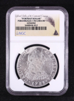 1781-LIMA MI Peru Silver 8 Reales "Portrait Dollar" - Official Dollar of the Continental Congress (NGC) at PristineAuction.com