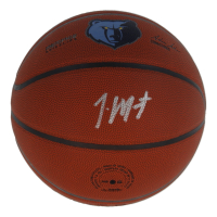 Ja Morant Signed Grizzlies Logo NBA Basketball (Beckett) at PristineAuction.com