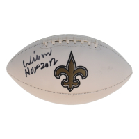 Willie Roaf Signed Saints Logo Football Inscribed "HOF 2012" (JSA) at PristineAuction.com