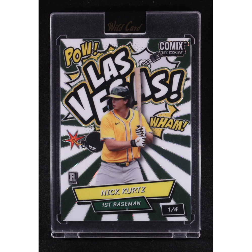 Nick Kurtz 2025 Wild Card Comix Epic Rookies! Las Vegas! #ACERLV-NK1 RC #1/4 at PristineAuction.com