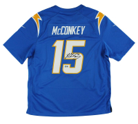 Ladd McConkey Signed Chargers Nike Authentic Jersey (Beckett) at PristineAuction.com