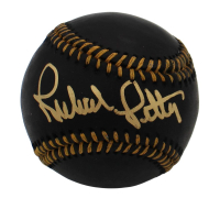 Richard Petty Signed OML Black Leather Baseball (Radtke) at PristineAuction.com