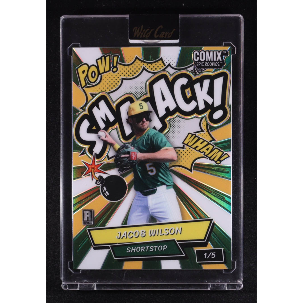 Jacob Wilson 2025 Wild Card Comix Epic Rookies! Las Vegas! #ACERLV-JW1 RC #1/5 at PristineAuction.com