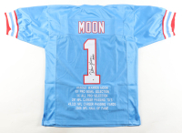 Warren Moon Signed Career Highlight Stats Jersey Inscribed "HOF 06" (JSA) at PristineAuction.com