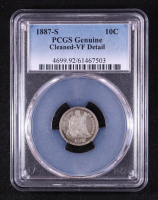 1887-S Seated Liberty Dime (PCGS VF Details) at PristineAuction.com