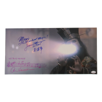 James Hong Signed "Big Trouble in Little China" 10x20 Photo Inscribed "Lo Pan", "Magic, The Darkest Magic!" & "Lo Pan's Theme with Hand-Drawn Sketch (ACOA) at PristineAuction.com