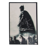 Christian Bale Signed "The Dark Knight Trilogy" 12x18 Photo (ACOA) at PristineAuction.com