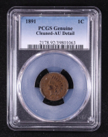 1891 Indian Cent (PCGS AU Details) at PristineAuction.com