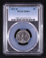 1937-D Buffalo Nickel (PCGS MS64) at PristineAuction.com
