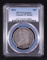 1824 Capped Bust Half Dollar (PCGS VF Details) at PristineAuction.com