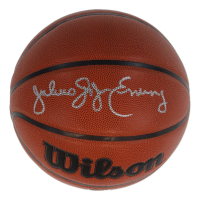 Julius "Dr. J" Erving Signed NBA Basketball (Beckett) at PristineAuction.com