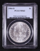 1904-O Morgan Silver Dollar (PCGS MS63) at PristineAuction.com