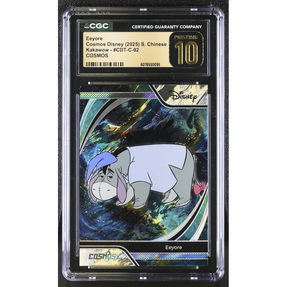 Eeyore 2025 Kakawow Cosmos Disney Cosmos Chinese #92 #031/365 (CGC 10 | Black Label) at PristineAuction.com