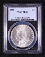 1881 Morgan Silver Dollar (PCGS MS63) at PristineAuction.com