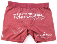 Davi Cabral Signed & Inscribed Fight Worn Shorts From Junior Hicks Fight 1/30/26 (PA COA) at PristineAuction.com