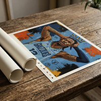 Richard Gene Barbera Signed "Crown - Ja Morant" 2026 9x12 Original Print (Barbera) at PristineAuction.com