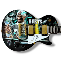 Jalen Hurts Signed Eagles Les Paul Guitar (JSA) at PristineAuction.com