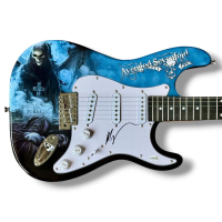 M. Shadows Signed "Avenged Sevenfold" Custom Stratocaster Guitar (JSA) at PristineAuction.com