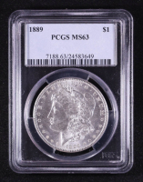 1889 Morgan Silver Dollar (PCGS MS63) at PristineAuction.com