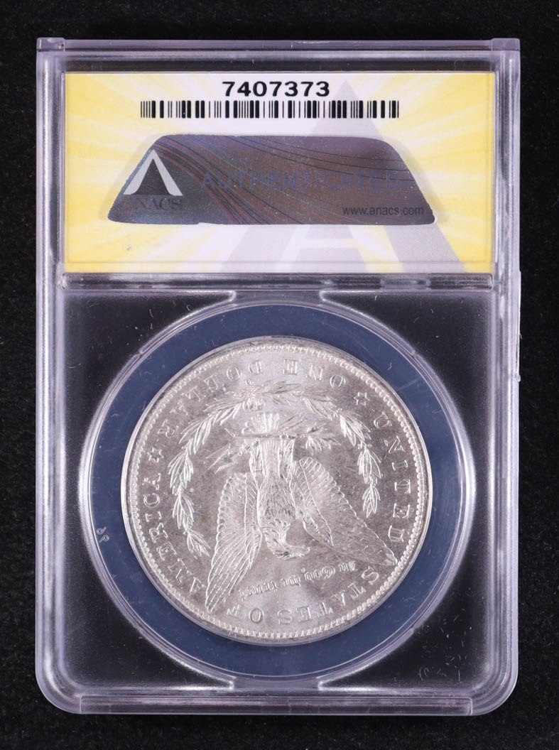 1882-O Morgan Silver Dollar (ANACS MS63) at PristineAuction.com 1882-O Morgan Silver Dollar (ANACS MS63) at PristineAuction.com