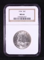 1954 Franklin Half Dollar (NGC MS64) at PristineAuction.com