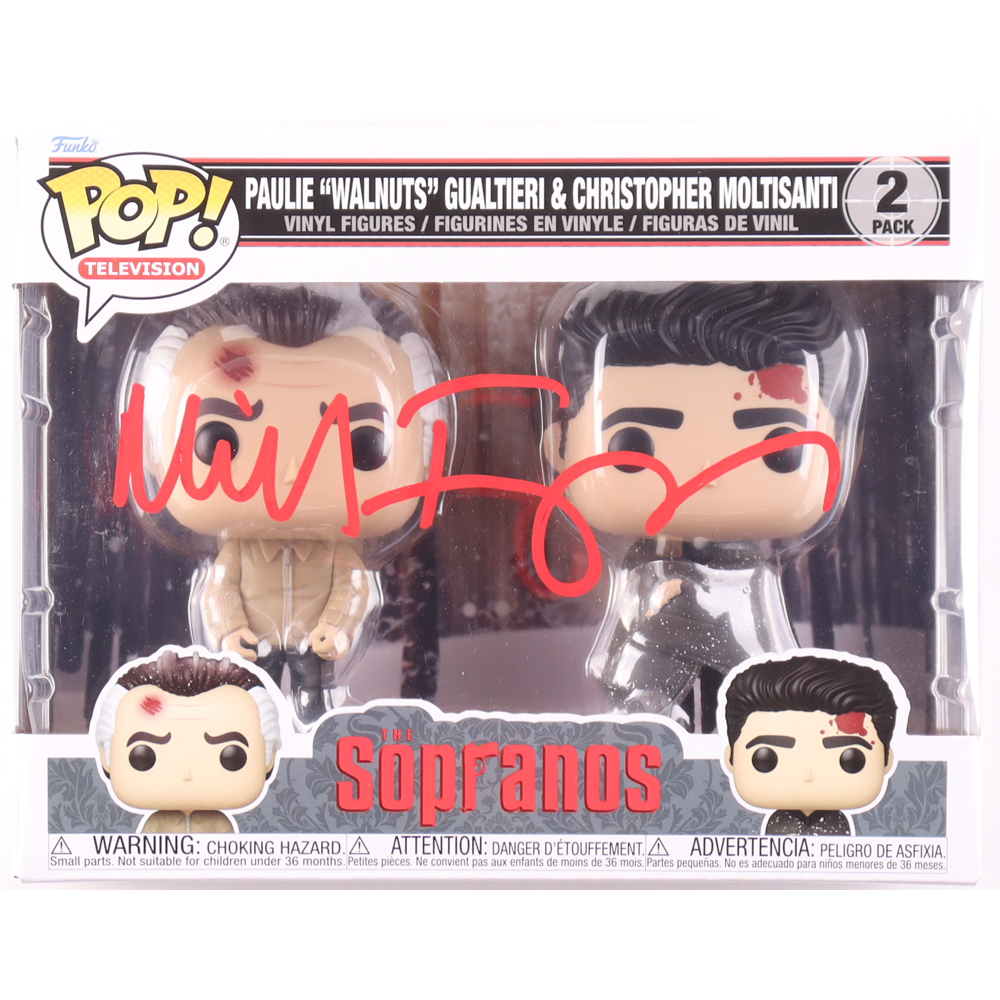 Michael Imperioli Signed "The Sopranos" 2 Pack Paulie "Walnuts" Gualtieri & Christopher Moltisanti Funko Pop! Vinyl Figure (Beckett) at PristineAuction.com