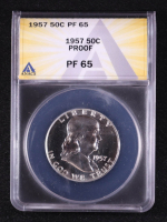 1957 Franklin Half Dollar (ANACS Proof 65) at PristineAuction.com