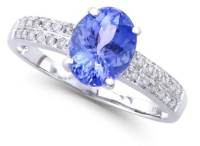 1.21 CTW Certified Diamonds & Tanzanite Designer Ring | Estimated Retail Value: $5,655 (IGI) at PristineAuction.com