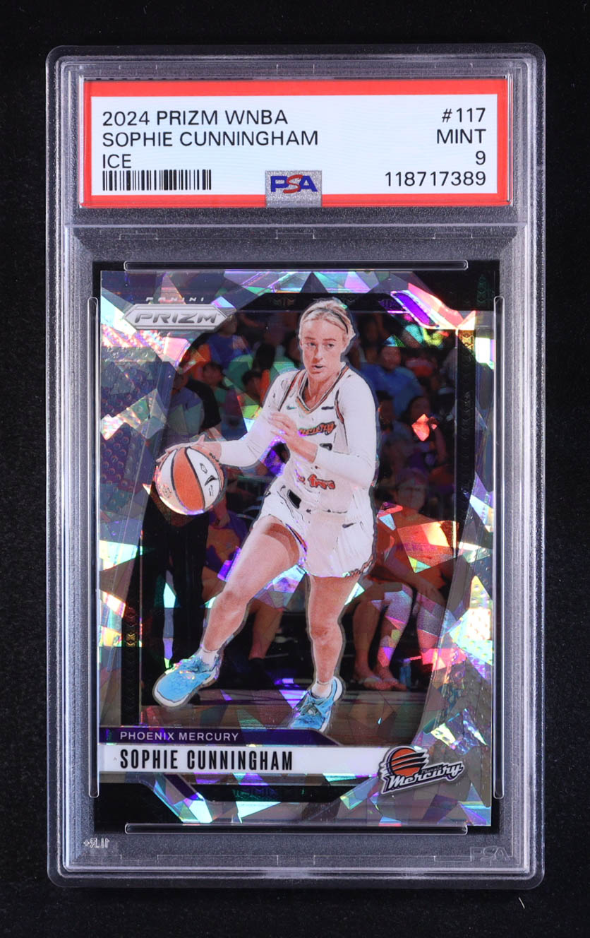 Sophie Cunningham 2024 Panini Prizm WNBA Prizms Ice #117 (PSA 9) at PristineAuction.com Sophie Cunningham 2024 Panini Prizm WNBA Prizms Ice #117 (PSA 9) at PristineAuction.com