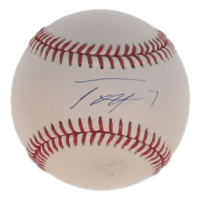 Tink Hence Signed OML Baseball (JSA) at PristineAuction.com
