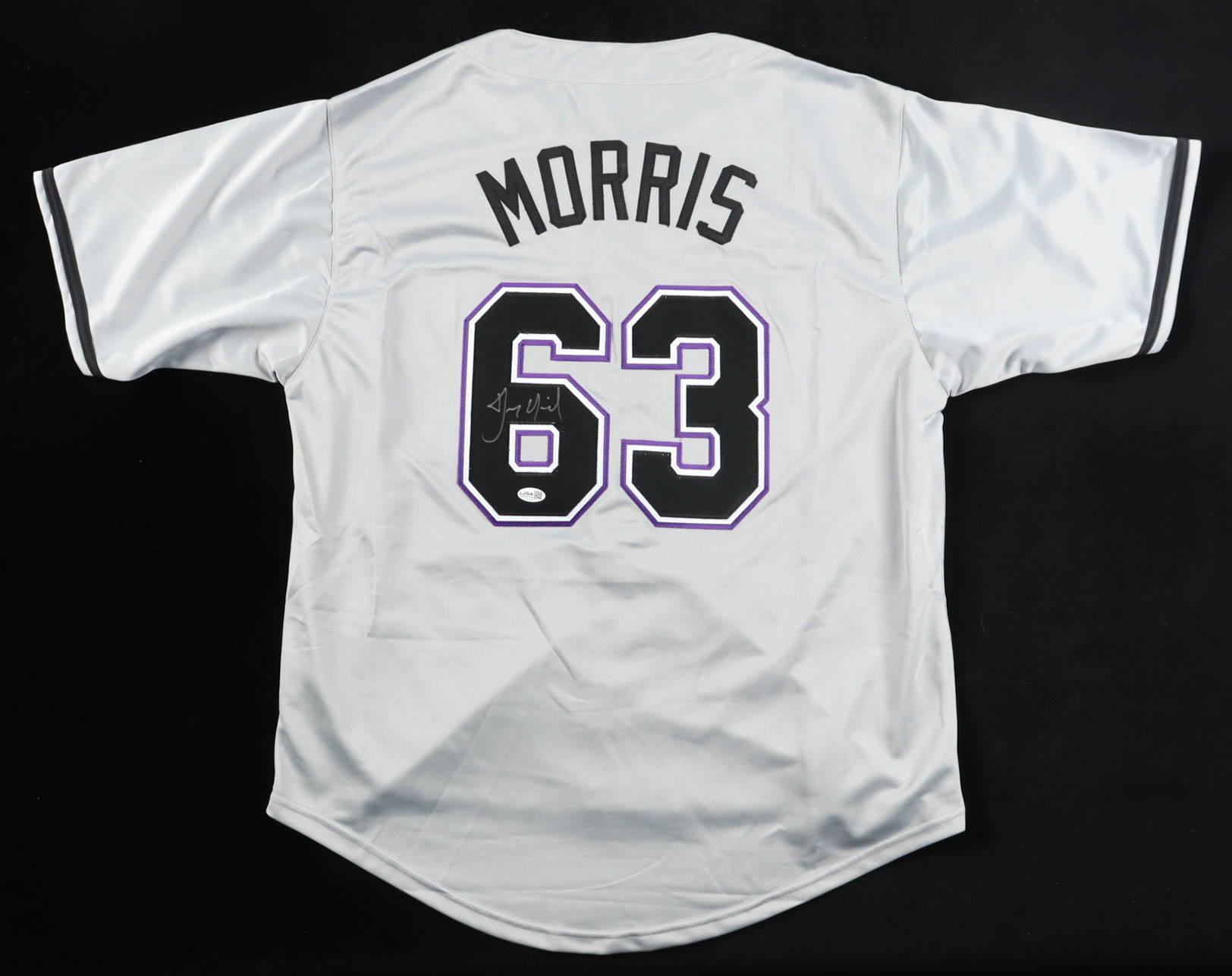 Jim Morris Signed Jersey (JSA) at PristineAuction.com Jim Morris Signed Jersey (JSA) at PristineAuction.com