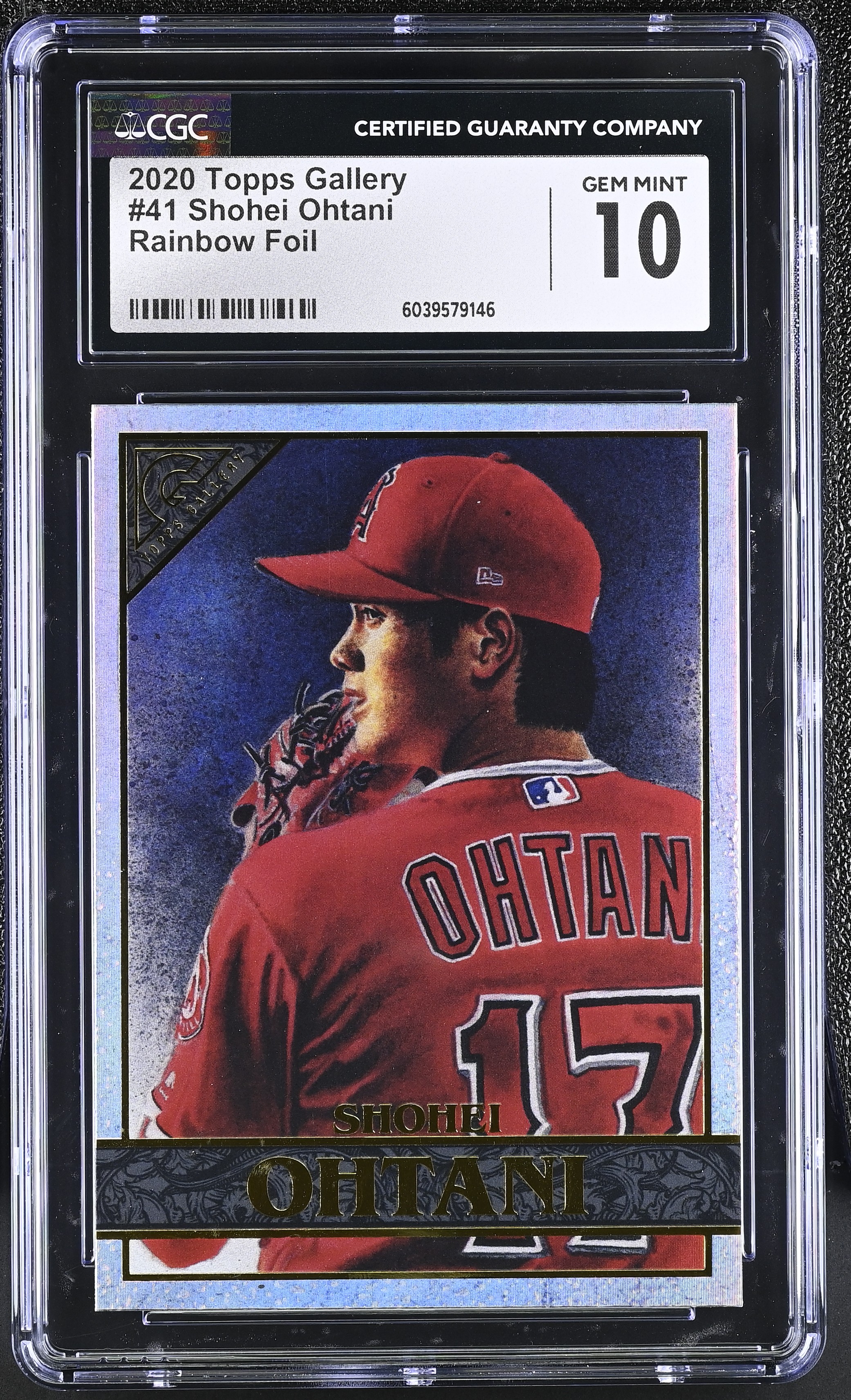 Shohei Ohtani 2020 Topps Gallery Rainbow Foil #41 (CGC 10) at PristineAuction.com Shohei Ohtani 2020 Topps Gallery Rainbow Foil #41 (CGC 10) at PristineAuction.com