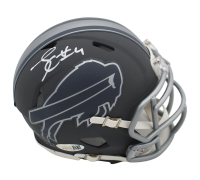 James Cook Signed Bills Slate Alternate Speed Mini Helmet (JSA) at PristineAuction.com