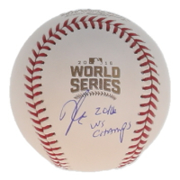 Jose Flores Signed 2016 World Series Baseball Inscribed "2016 WS Champs" (JSA) at PristineAuction.com
