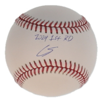 Cam Smith Signed OML Baseball Inscribed "2024 1st RD" (JSA) at PristineAuction.com