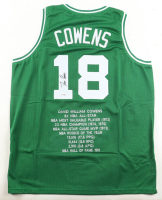 Dave Cowens Signed Career Stat Jersey (JSA) at PristineAuction.com