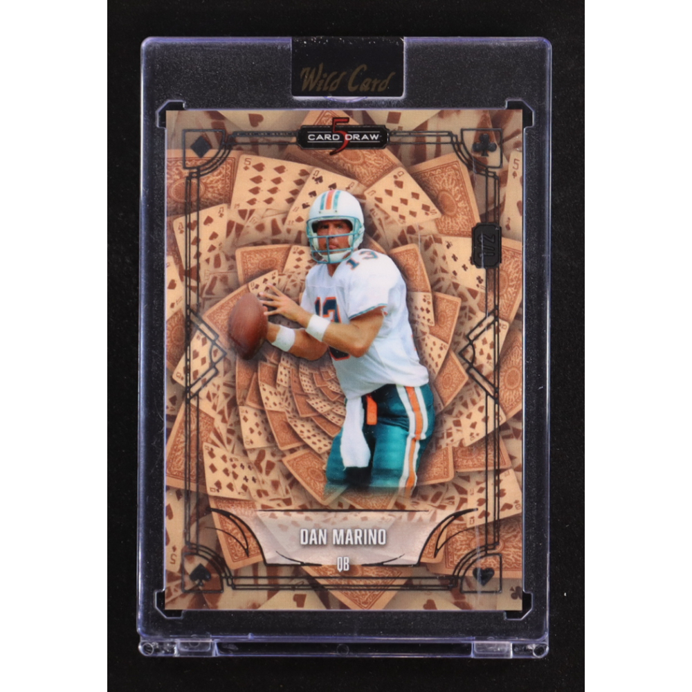 Dan Marino 2025 Wild Card 5 Card Draw Poker Themed #5CDCL-DM #1/2 at PristineAuction.com