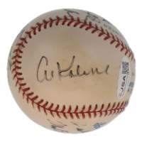 OAL Baseball Signed by (9) with Al Kaline, Mike Schmidt, Dave Parker, Joe Morgan (JSA) at PristineAuction.com