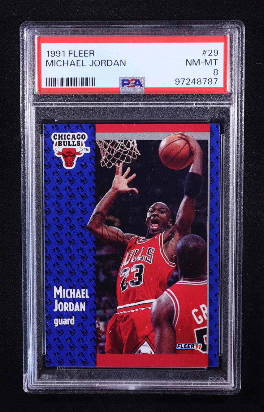 Michael Jordan 1991-92 Fleer #29 (PSA 8) at PristineAuction.com Michael Jordan 1991-92 Fleer #29 (PSA 8) at PristineAuction.com