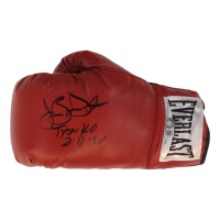 James "Buster" Douglas Signed Everlast Boxing Glove Inscribed "Tyson KO 2-11-90" (Schwartz) at PristineAuction.com