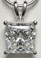 3.60 Carats Lab Grown Diamond Pendant G, VS1 | $6,000 Estimated Retail Value (UGL & IGI Certs) | Brand New at PristineAuction.com