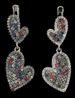 4.50 Carats Natural Multi-Colored Sapphire Earrings | $2,400 Estimated Retail Value (UGL Cert) | Brand New at PristineAuction.com