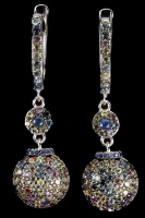 2.45 Carats Natural Multi-Colored Sapphire Earrings | $1,750 Estimated Retail Value (UGL Cert) | Brand New at PristineAuction.com