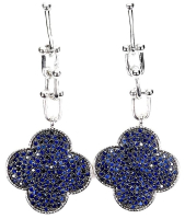3.50 Carats Natural Sapphire Earrings | $1,200 Estimated Retail Value (UGL Cert) | Brand New at PristineAuction.com