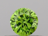 .27 Carats Lab Grown FANCY VIVID GREEN Diamond Loose VS1 (IGI Cert) at PristineAuction.com