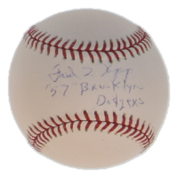 Fred Kipp Signed OML Baseball Inscribed "'57 Brooklyn Dodgers" (JSA) at PristineAuction.com